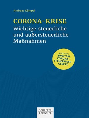 cover image of Corona-Krise--Wichtige steuerliche und außersteuerliche Maßnahmen